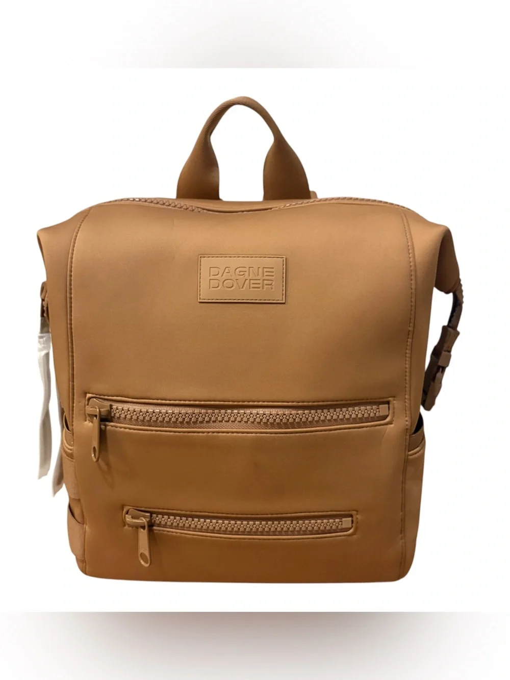Dagne Dover Indi Neoprene Diaper Backpack Large Camel Brown